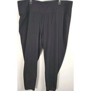 Livi Active Size 26/28 Black High Rise Power Leggings 25" Inseam Pocket In Waist